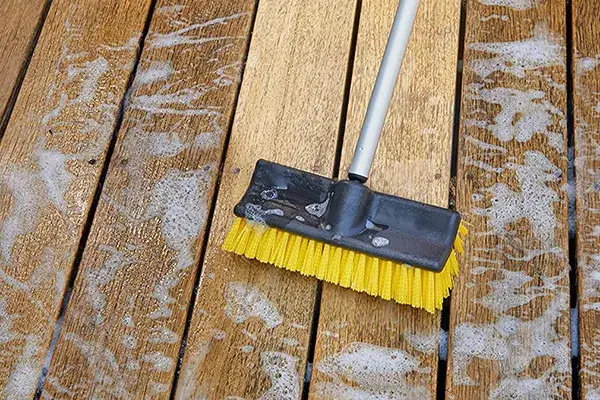 how to clean composite decking